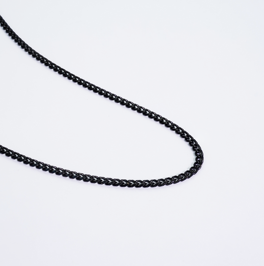 Cuban Chain Black 4mm