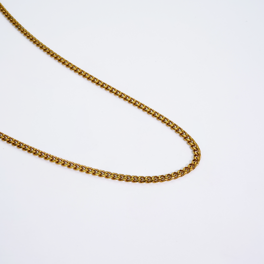 Cuban Chain Gold 4mm