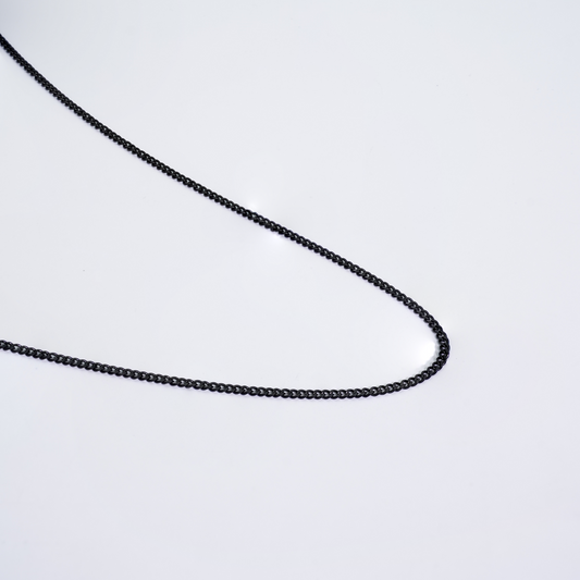 Cuban Chain Black 2mm