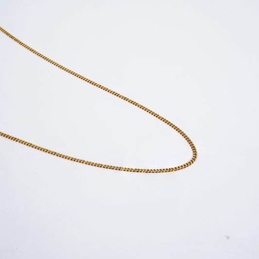 Cuban Chain Gold 2mm