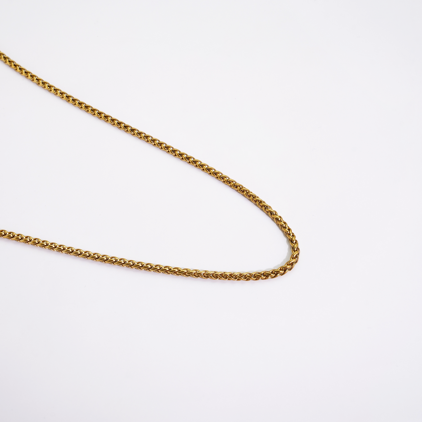 4mm Wheat Chain Gold