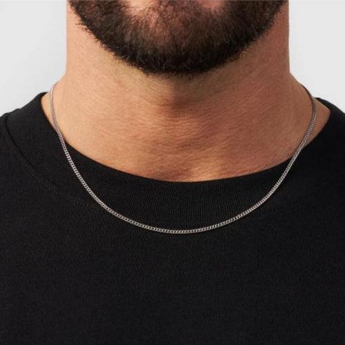 Cuban Chain Silver 2mm