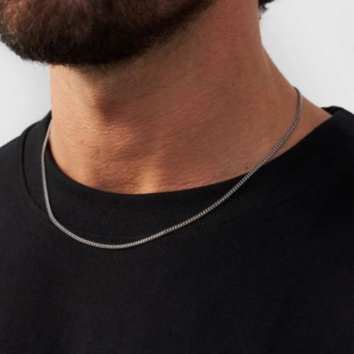 Cuban Chain Silver 2mm