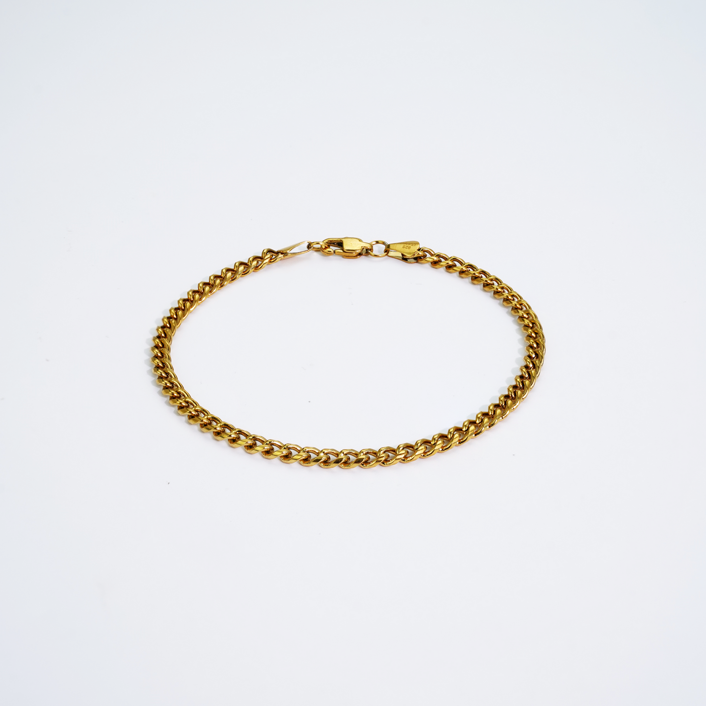 Cuban Bracelet Gold 4mm