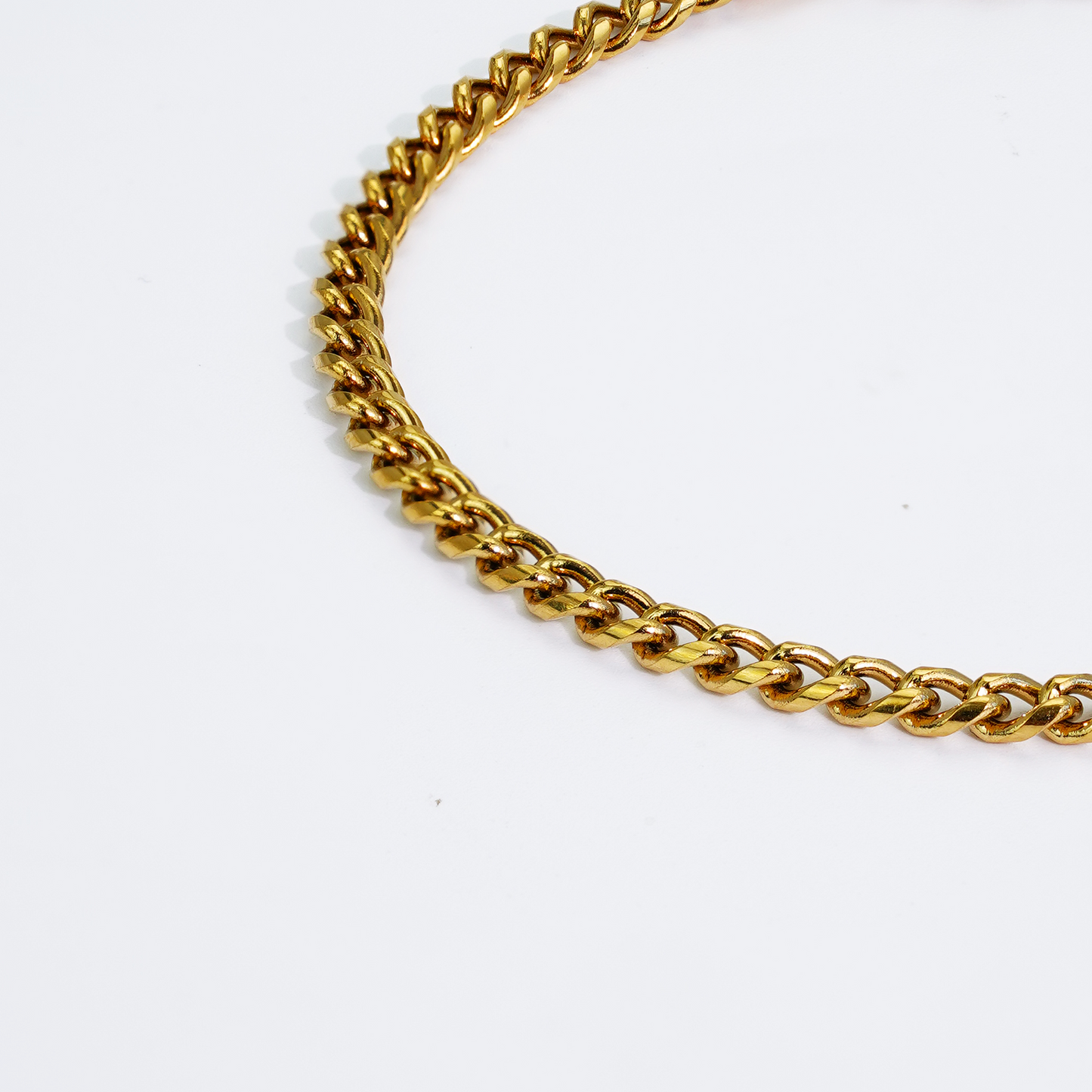 Cuban Bracelet Gold 4mm