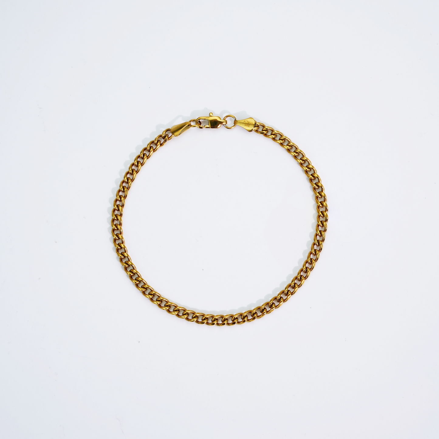 Cuban Bracelet Gold 4mm