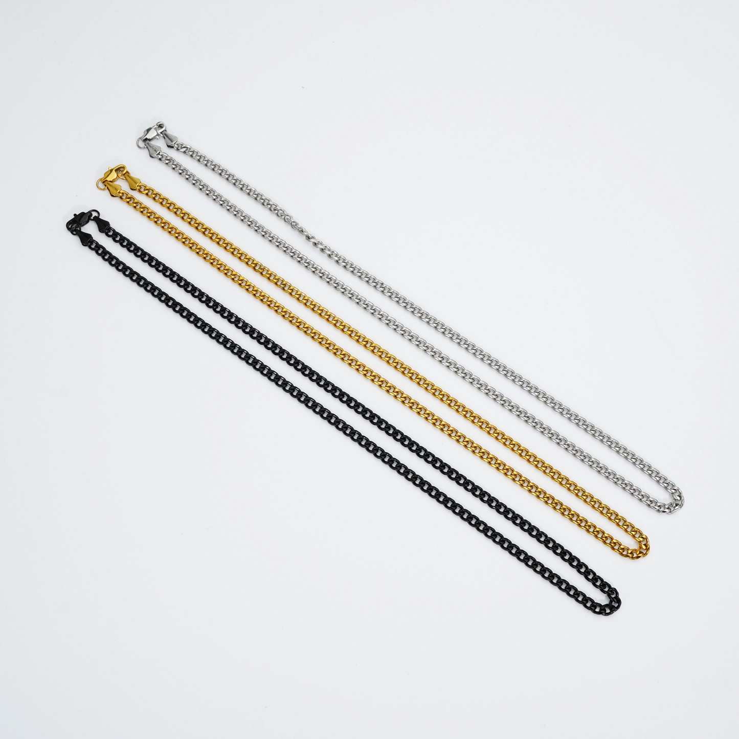 Cuban Chain Black 4mm