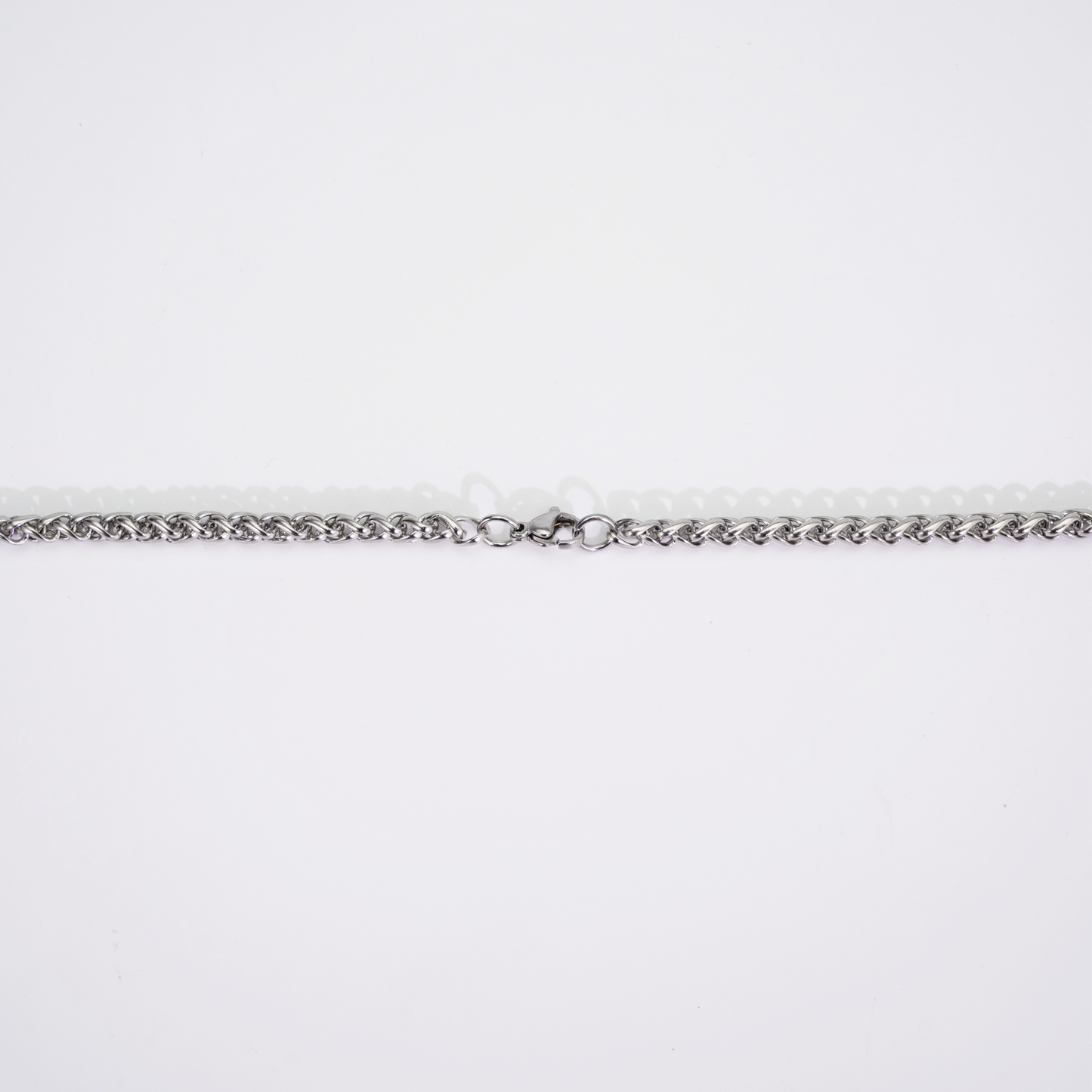 4mm Wheat Chain Silver