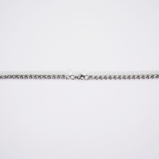4mm Wheat Chain Silver