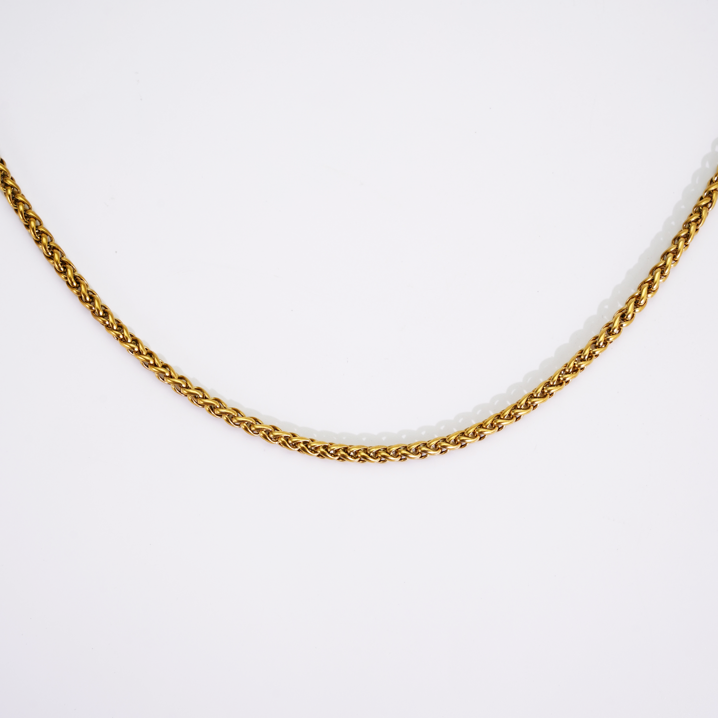 4mm Wheat Chain Gold
