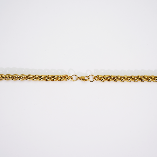6mm Wheat Chain Gold