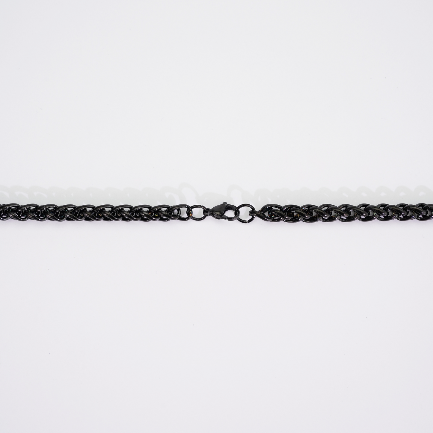 6mm Wheat Chain Black