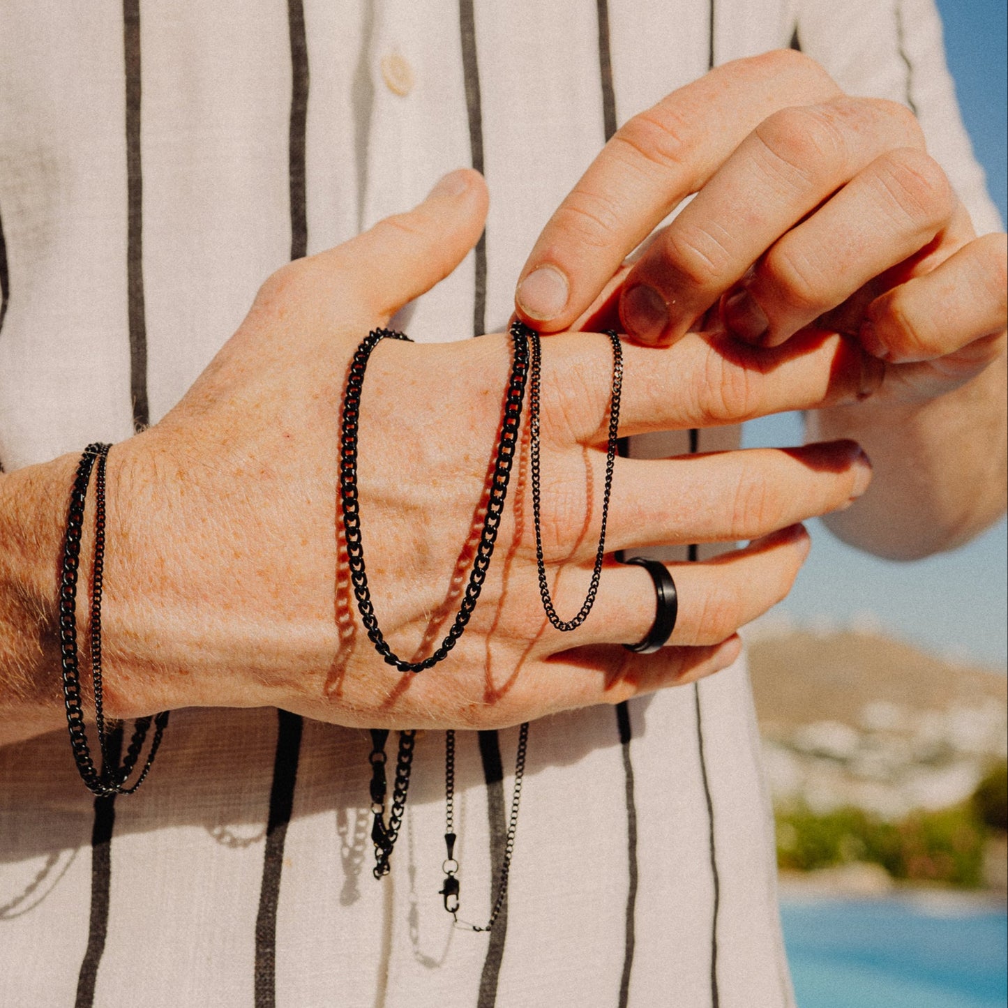 Cuban Chain Black 2mm