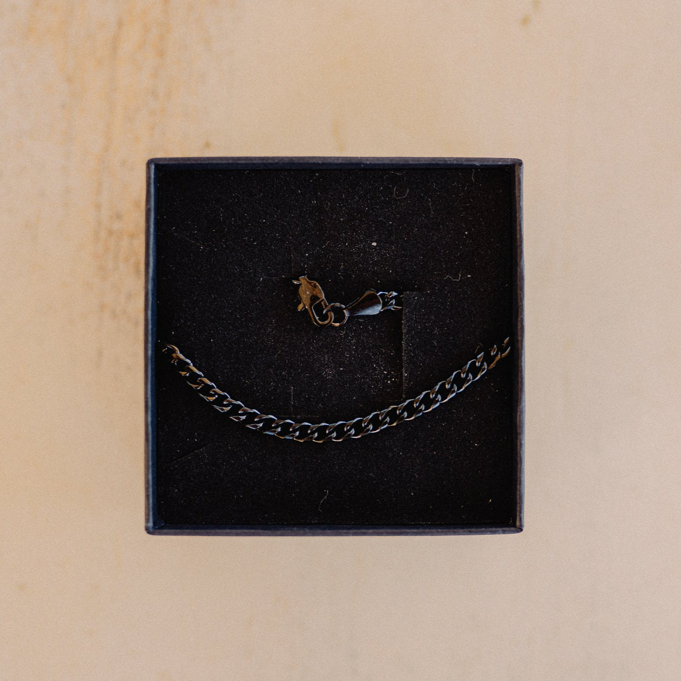 Cuban Chain Black 4mm