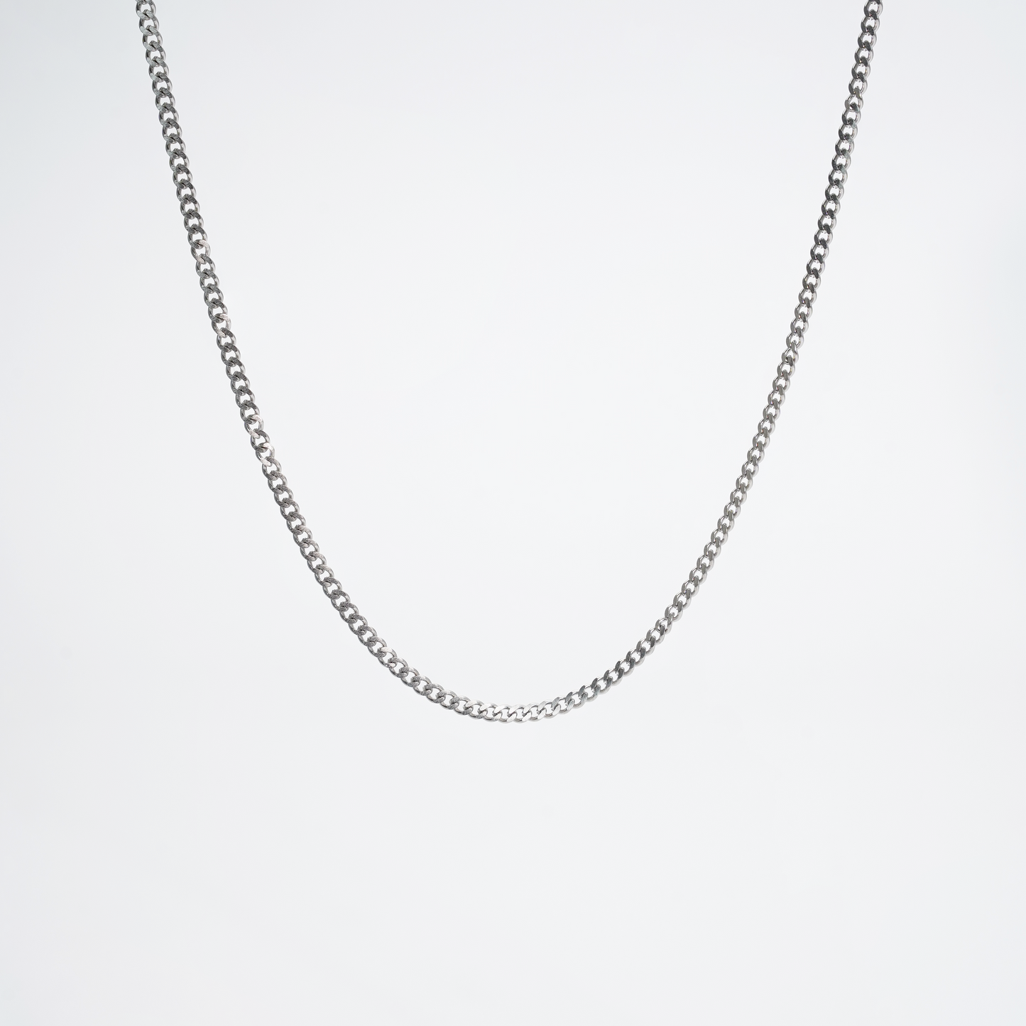 Cuban Chain Silver 2mm