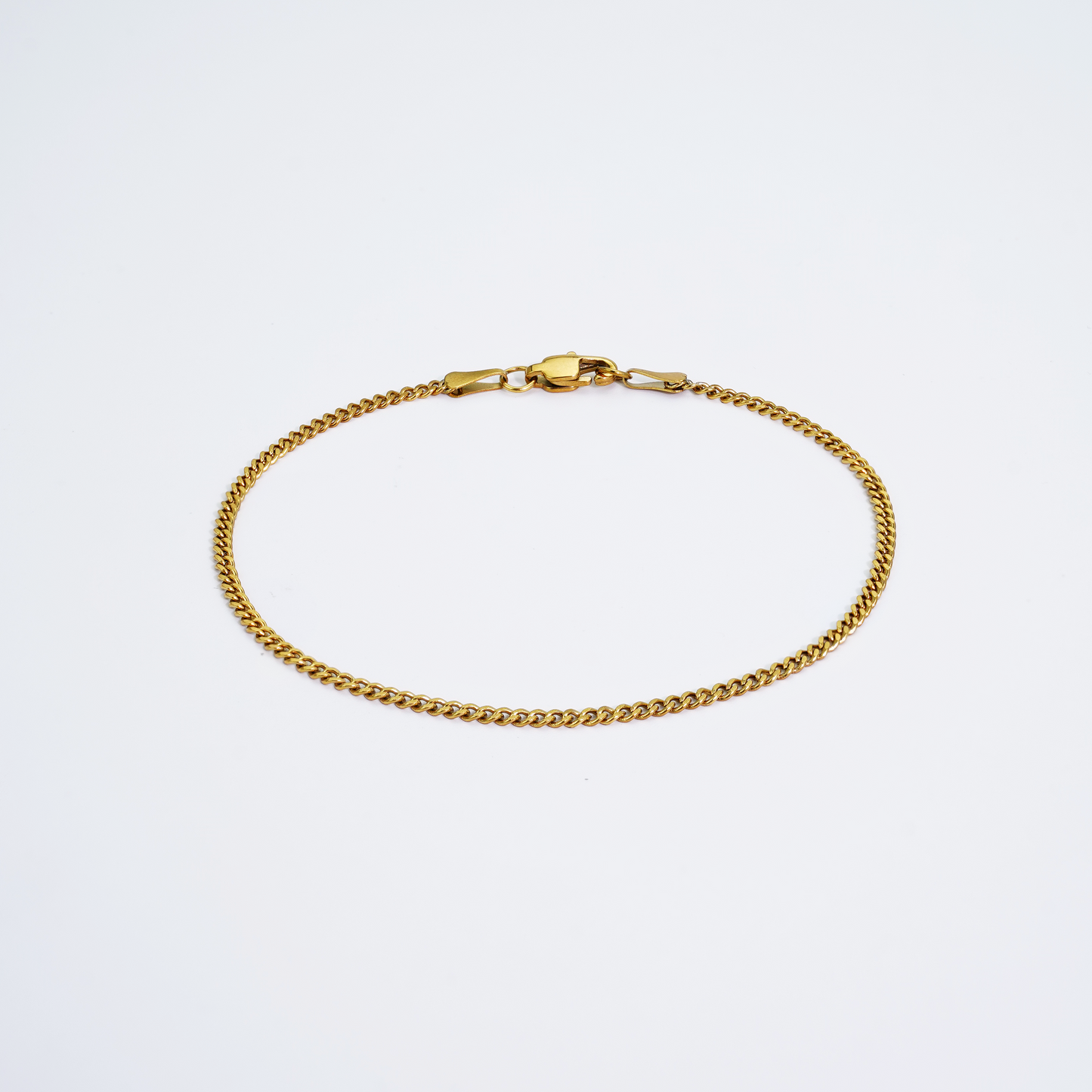 Cuban Bracelet Gold 2mm