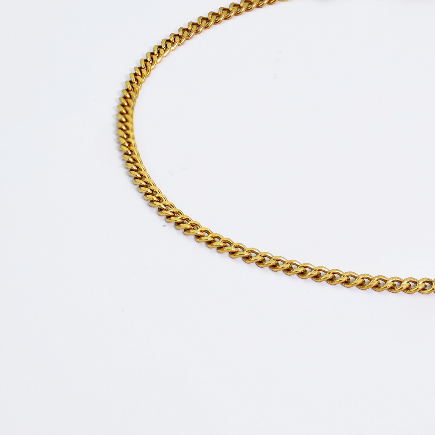 Cuban Bracelet Gold 2mm