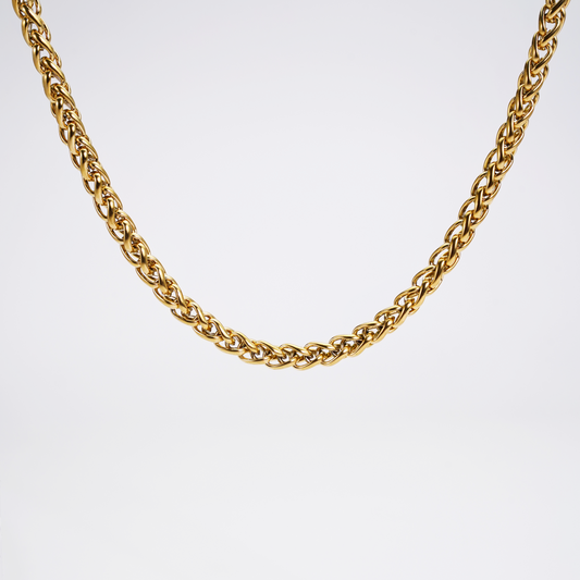 6mm Wheat Chain Gold