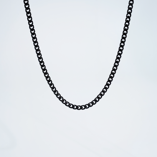 Cuban Chain Black 4mm