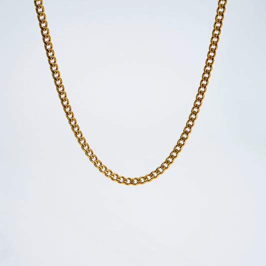 Cuban Chain Gold 4mm