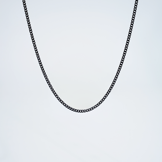 Cuban Chain Black 2mm