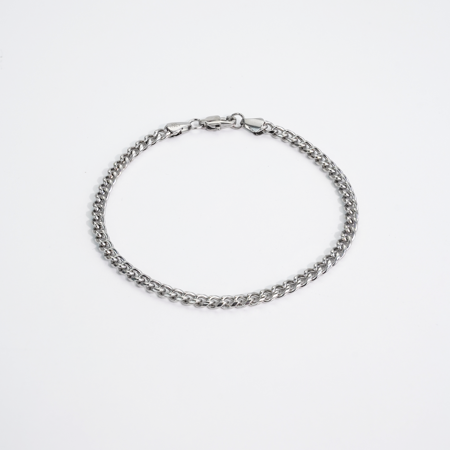 Cuban Bracelet Silver 4mm