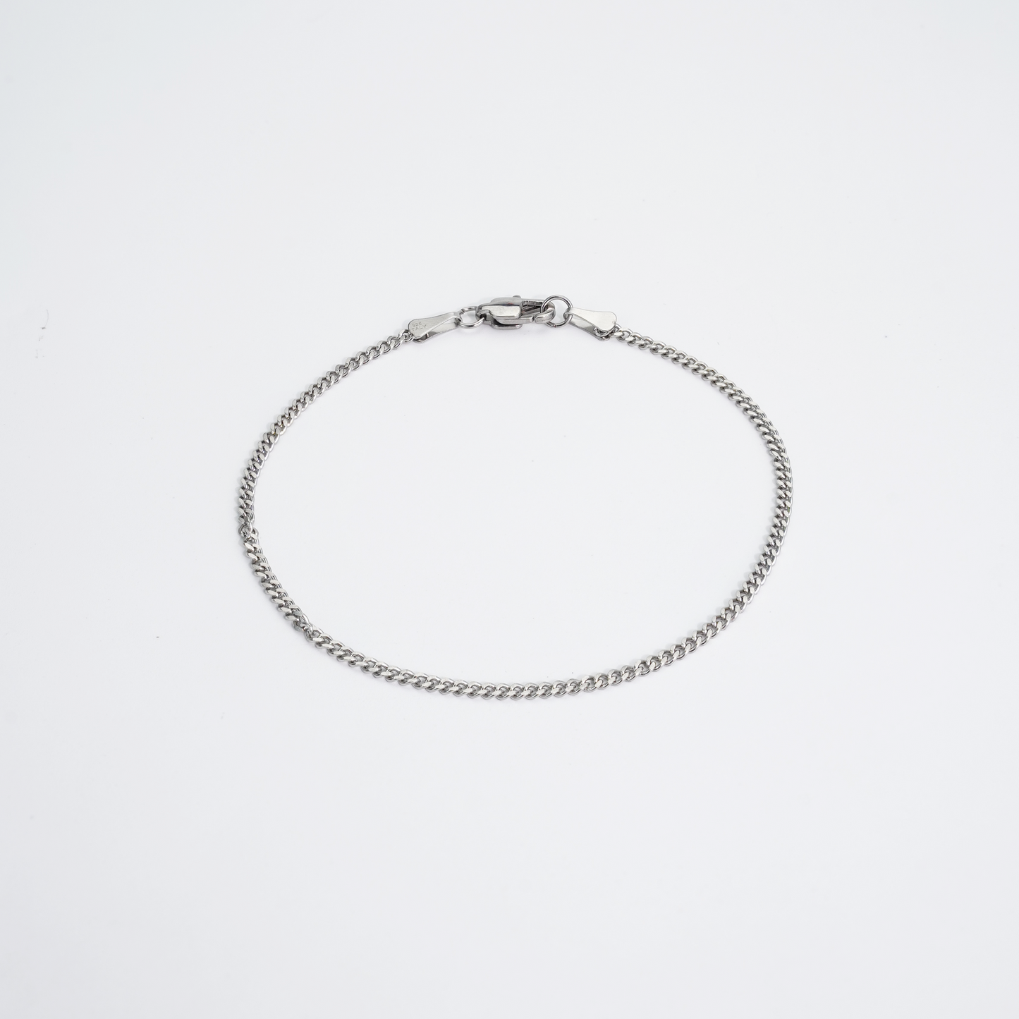 Cuban Bracelet Silver 2mm