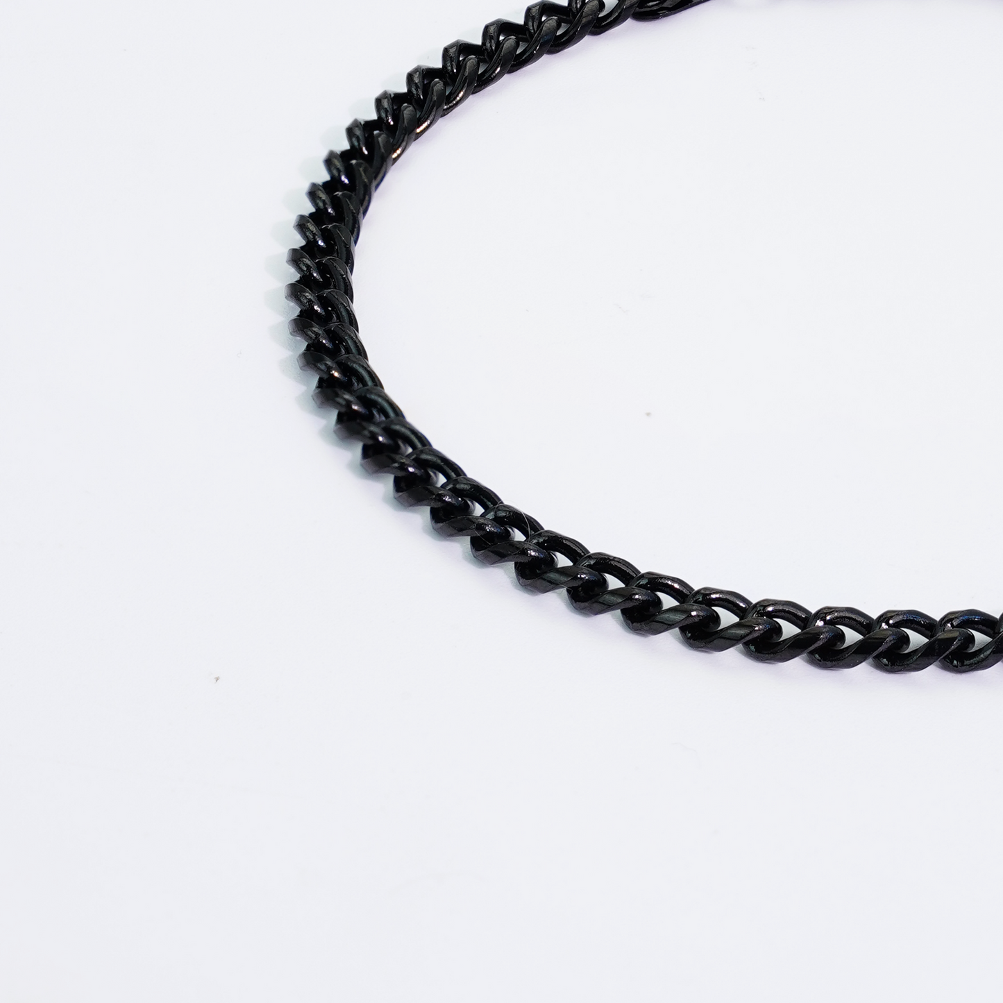 Cuban Bracelet Black 4mm
