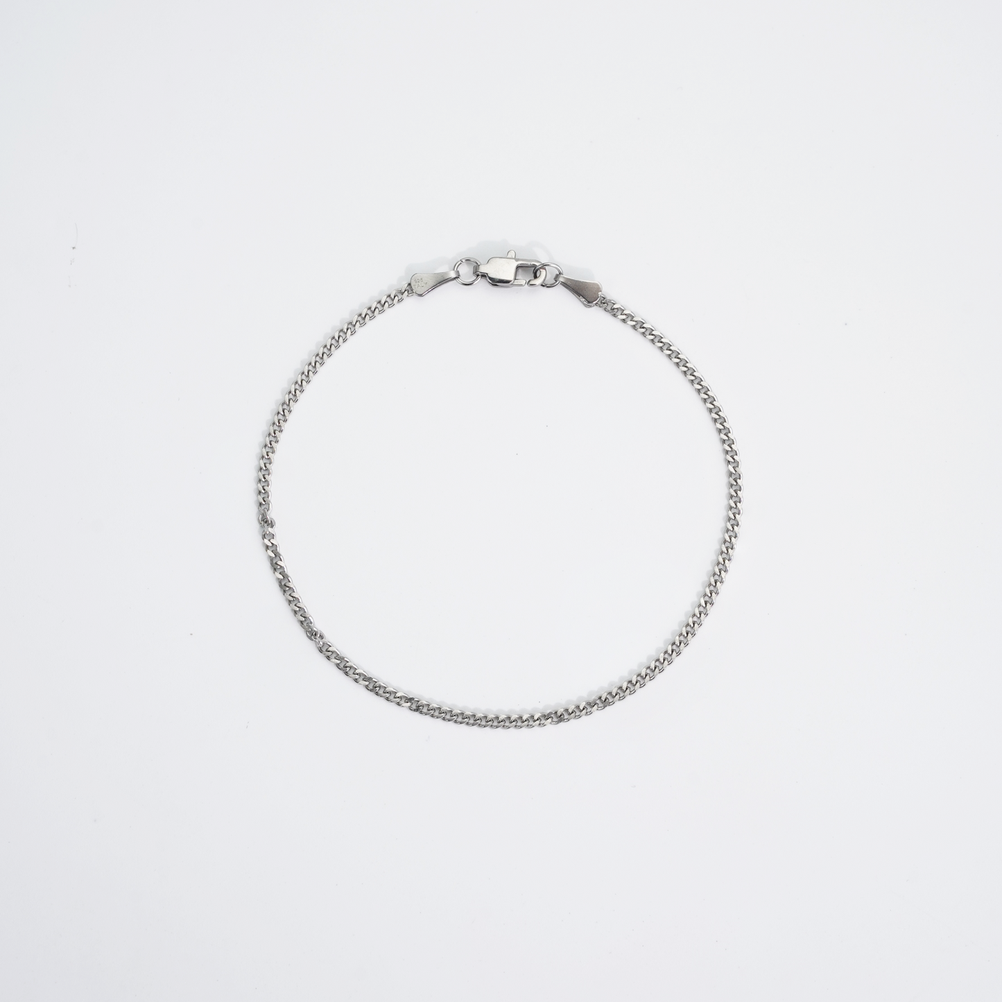 Cuban Bracelet Silver 2mm