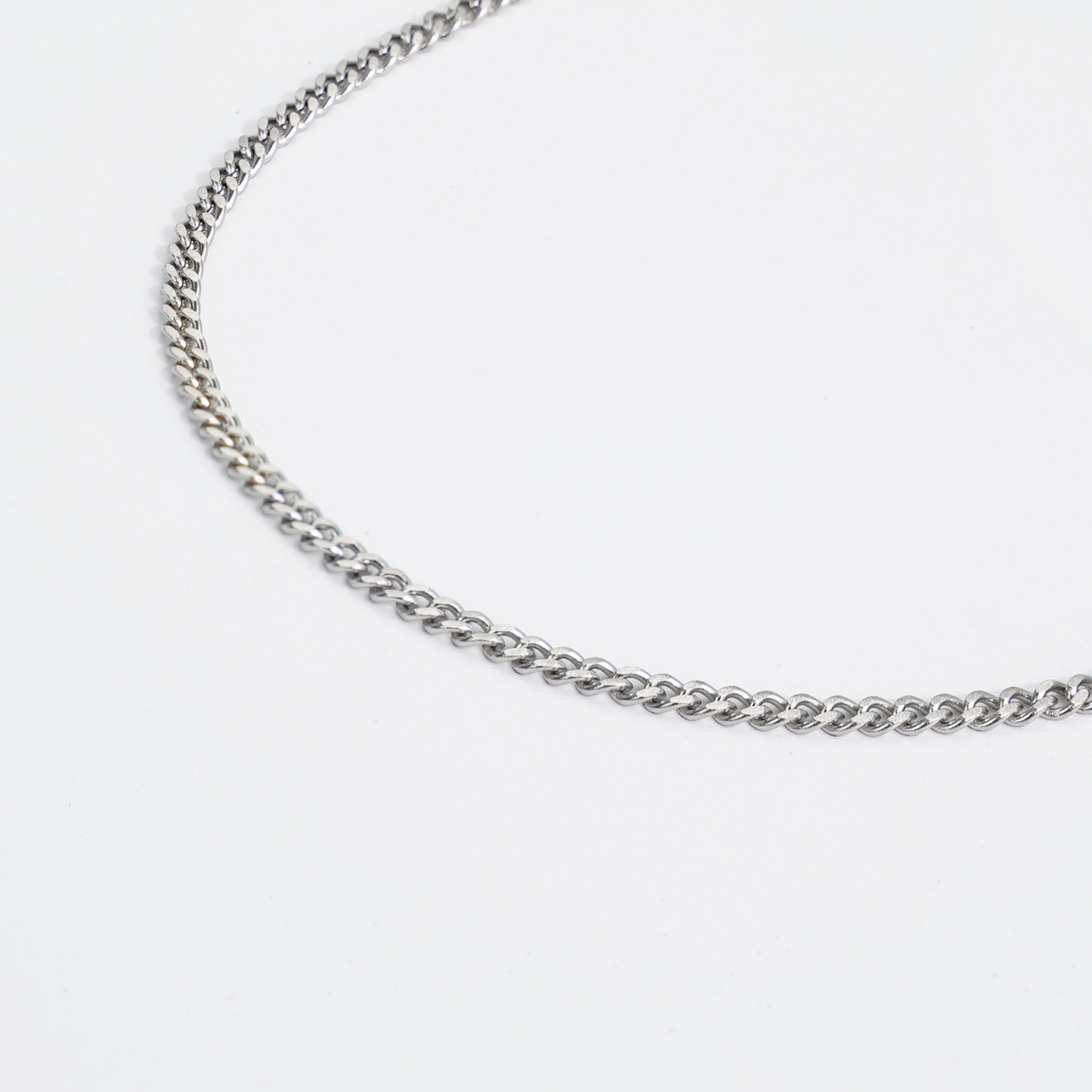 Cuban Bracelet Silver 2mm