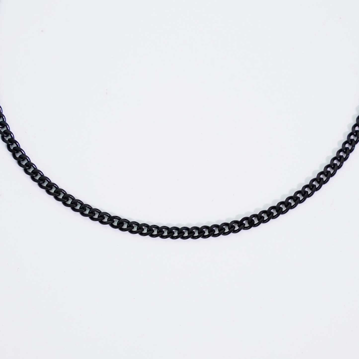 Cuban Bracelet Black 2mm