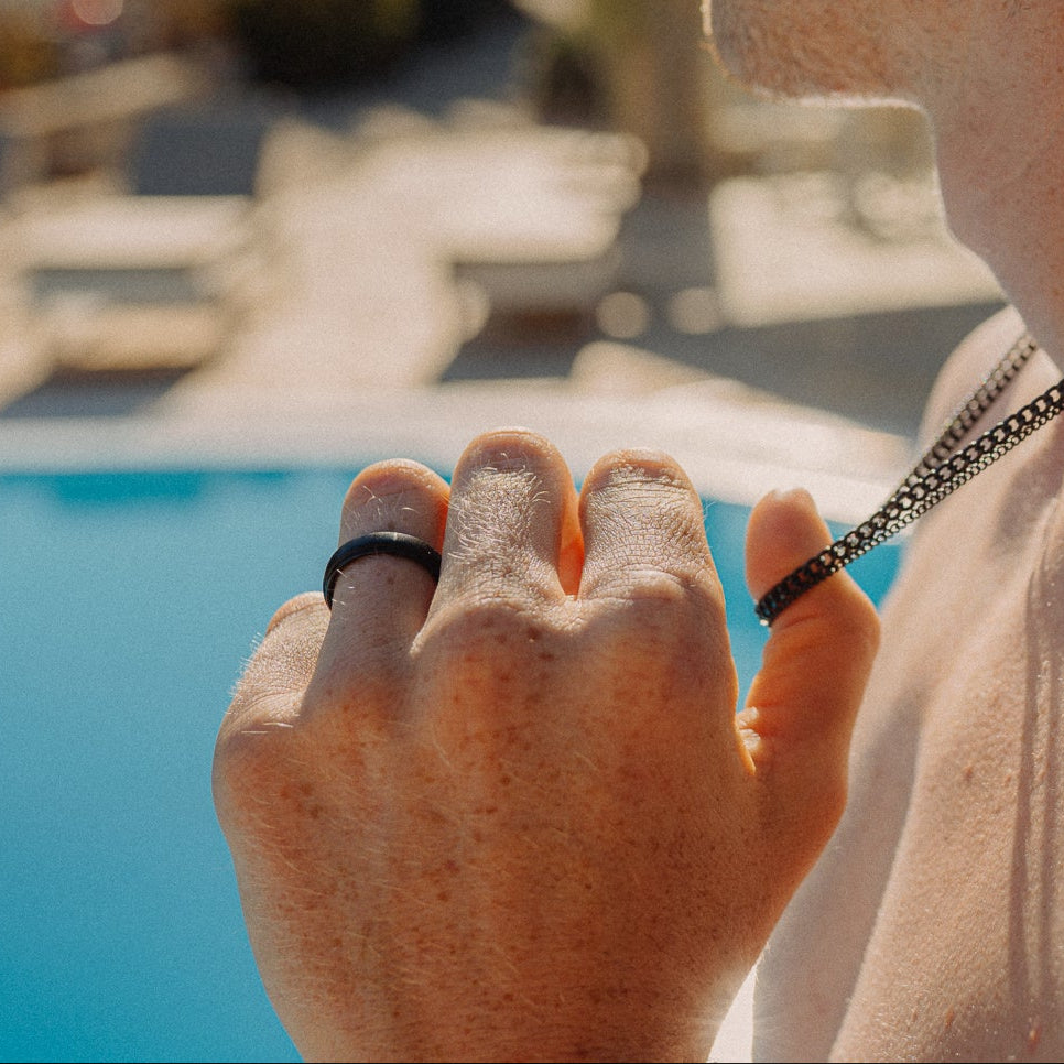 Tungsten Carbide Ring Black