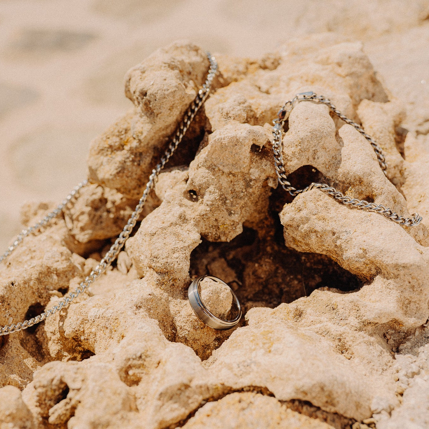 Tungsten Ring Silver