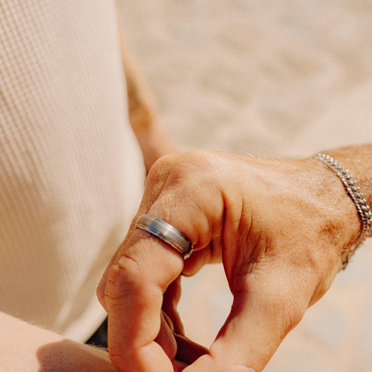 Tungsten Ring Silver